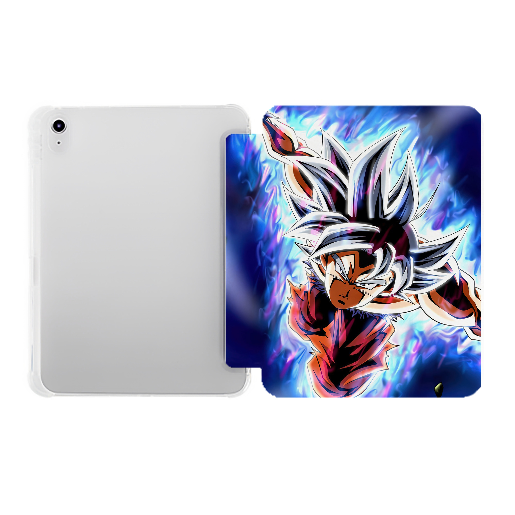 （画像用） ドラゴンボール DRAGON BALL IPad ケース ペン収納付き 三つ折りスタンド PUレザー×シリコン 対応機種9.5/10.5/10.9インチ